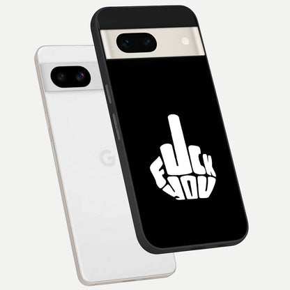  Rebel Mode On phone case For Google Pixel 7A showing premium glass back cover with detailed artwork