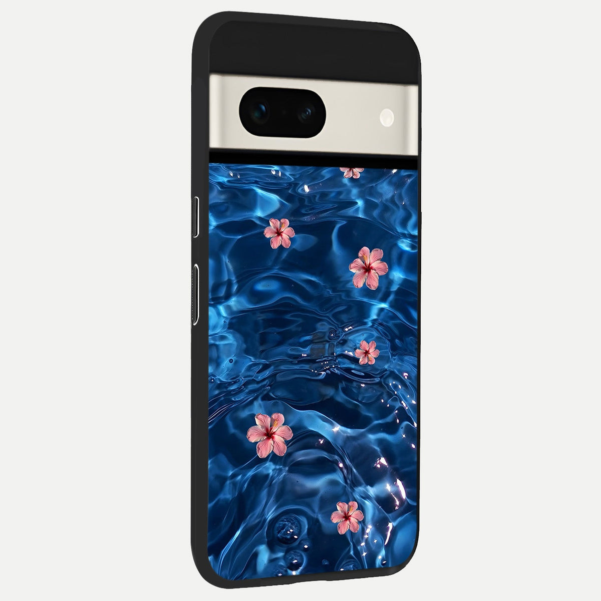  Bloom Thread Art back cover For Google Pixel 7A slim fit glass case with vibrant aesthetic design