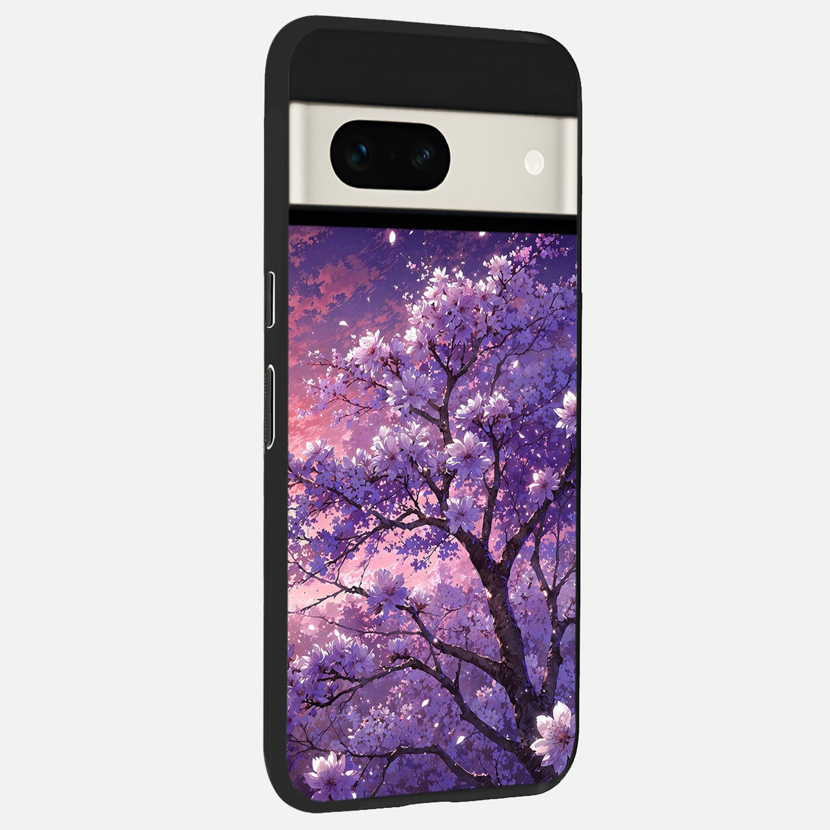  Blossom Tree back cover For Google Pixel 7A slim fit glass case with vibrant aesthetic design