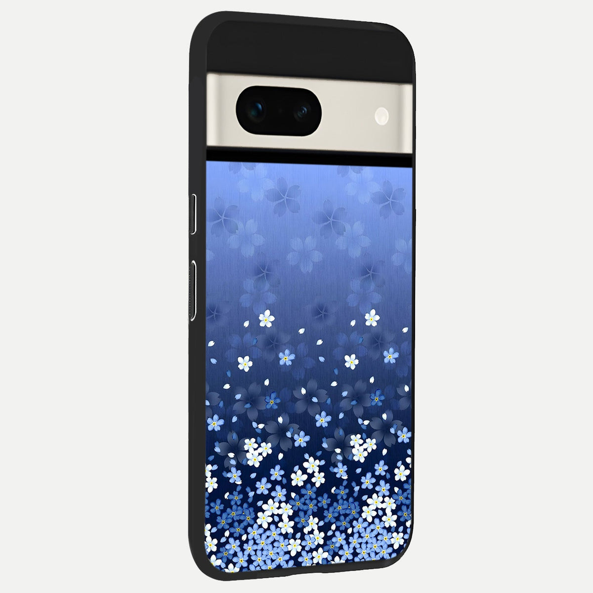  Blue Starry back cover For Google Pixel 7A slim fit glass case with vibrant aesthetic design