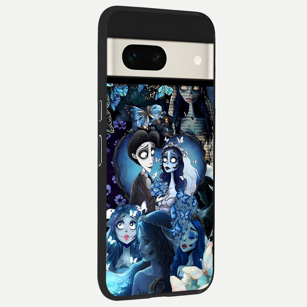  Butterfly Ghost Soul back cover For Google Pixel 7A slim fit glass case with vibrant aesthetic design