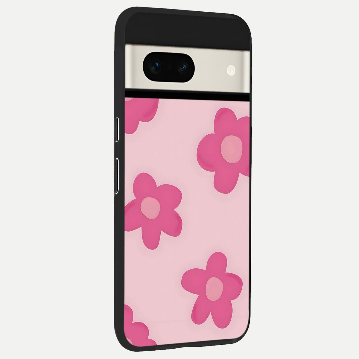  Candy Bloom Dreams back cover For Google Pixel 7A slim fit glass case with vibrant aesthetic design