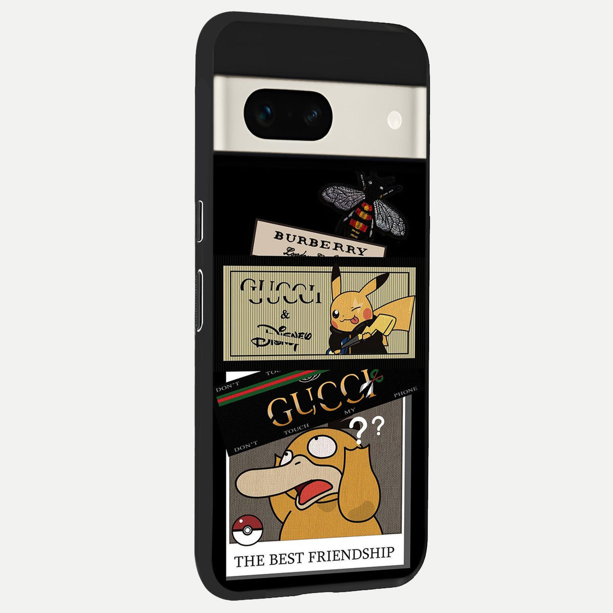 Cartoon Brand Play Mashup back cover For Google Pixel 7A slim fit glass case with vibrant aesthetic design