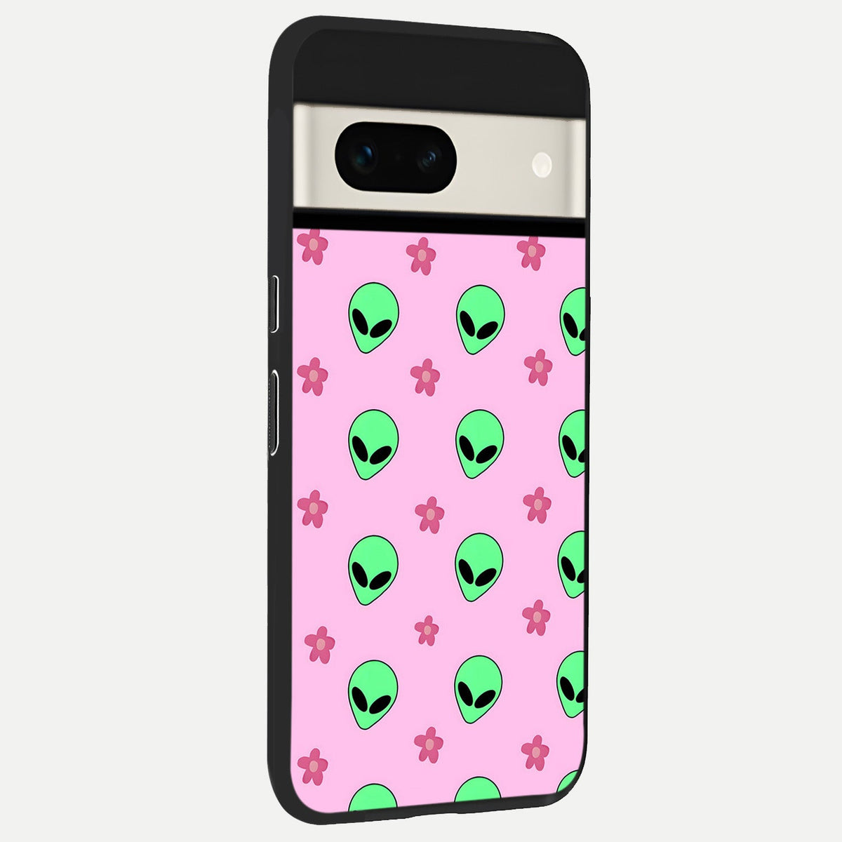  Cosmic Cute Crush back cover For Google Pixel 7A slim fit glass case with vibrant aesthetic design