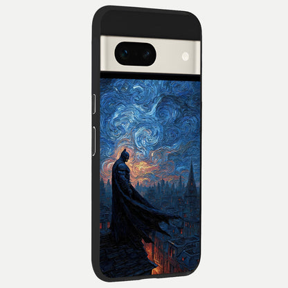  Dark Knight Dusk back cover For Google Pixel 7A slim fit glass case with vibrant aesthetic design