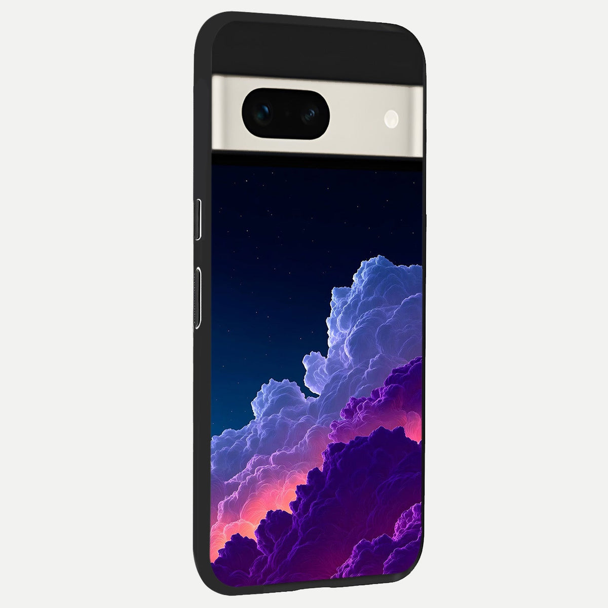  Dreamy Cloud Skies back cover For Google Pixel 7A slim fit glass case with vibrant aesthetic design