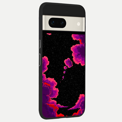  Galaxy Dream Frame back cover For Google Pixel 7A slim fit glass case with vibrant aesthetic design
