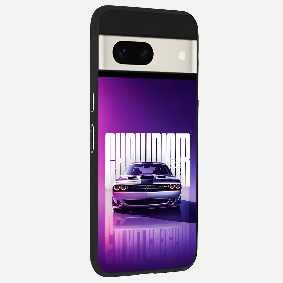  Midnight Muscle Ride back cover For Google Pixel 7A slim fit glass case with vibrant aesthetic design