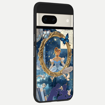  Midnight Queen back cover For Google Pixel 7A slim fit glass case with vibrant aesthetic design