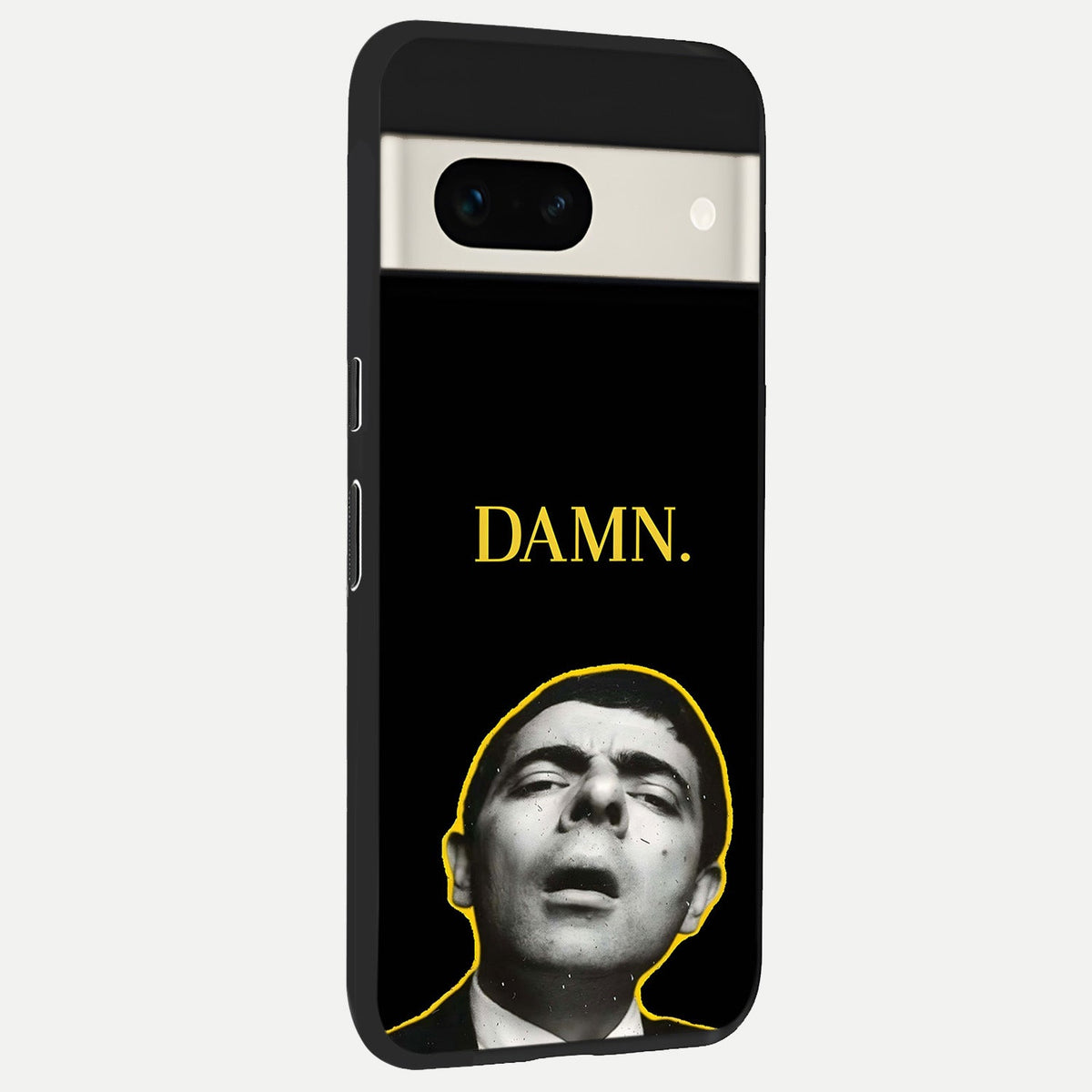  Mr Bean Damn back cover For Google Pixel 7A slim fit glass case with vibrant aesthetic design