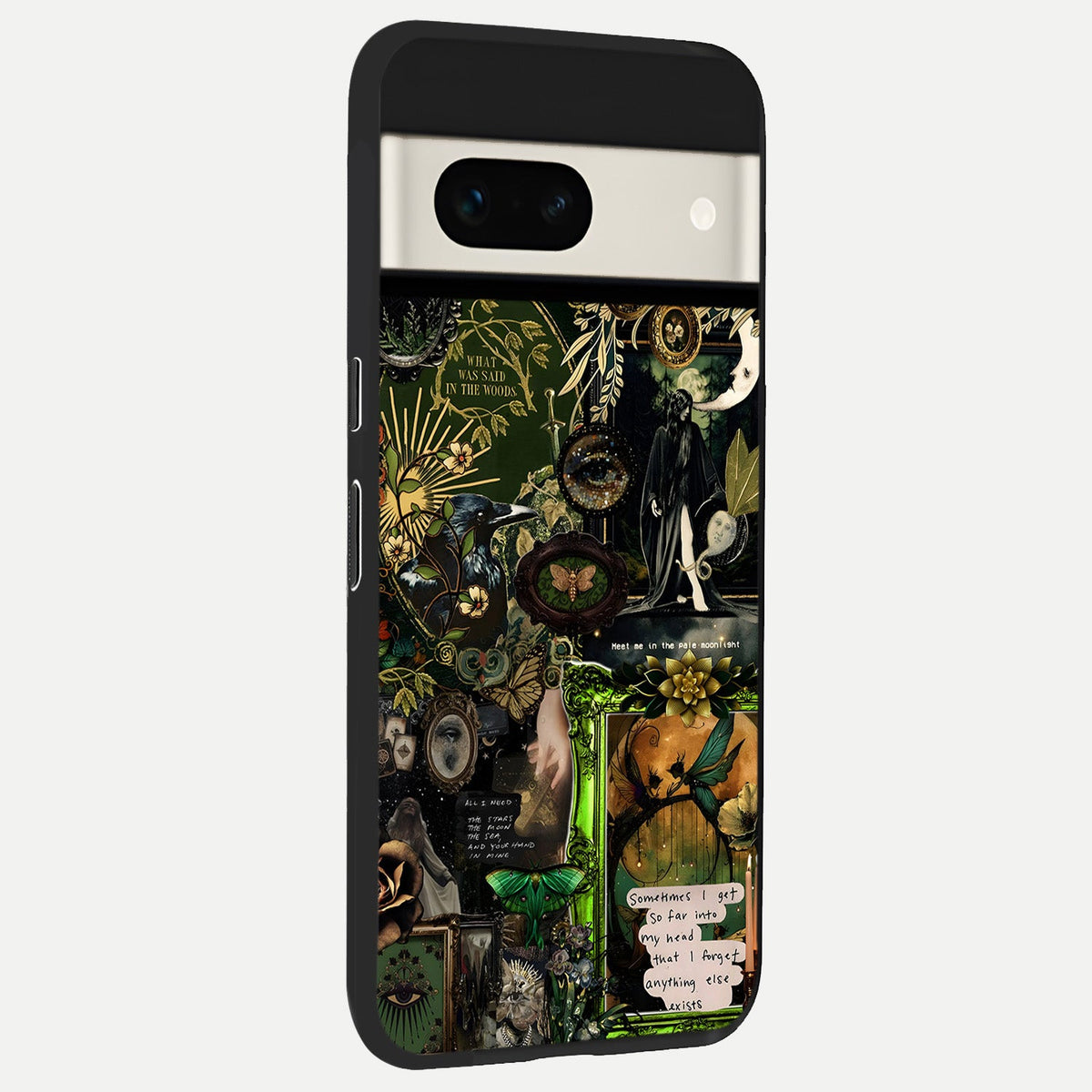  Mystic Woods Secret back cover For Google Pixel 7A slim fit glass case with vibrant aesthetic design