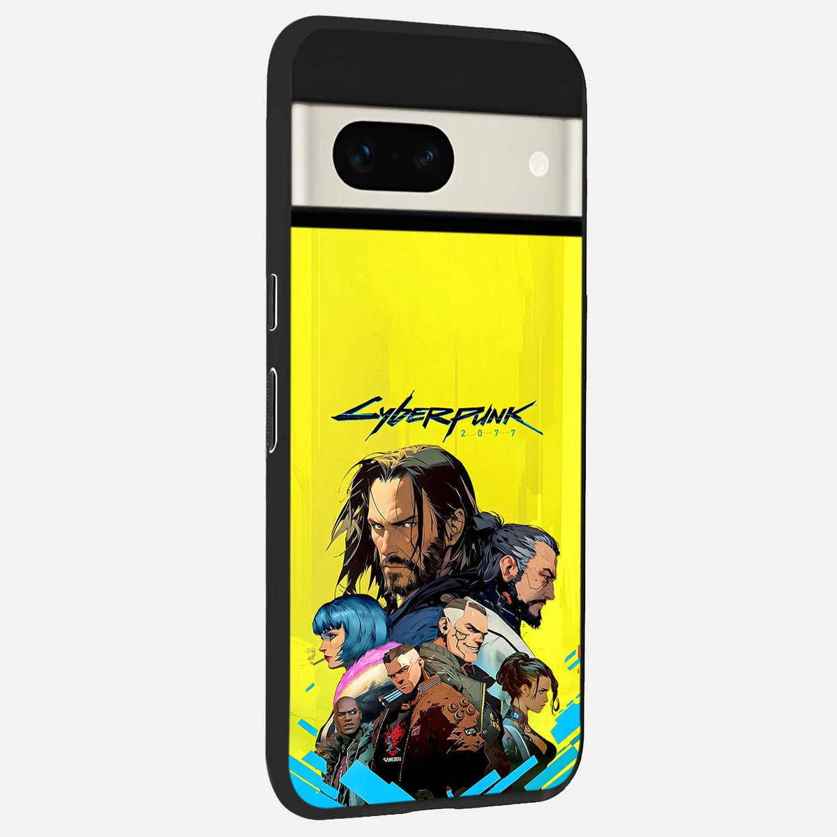  Neon Rebel Genesis back cover For Google Pixel 7A slim fit glass case with vibrant aesthetic design