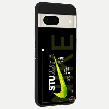  Neon Street Edition back cover For Google Pixel 7A slim fit glass case with vibrant aesthetic design