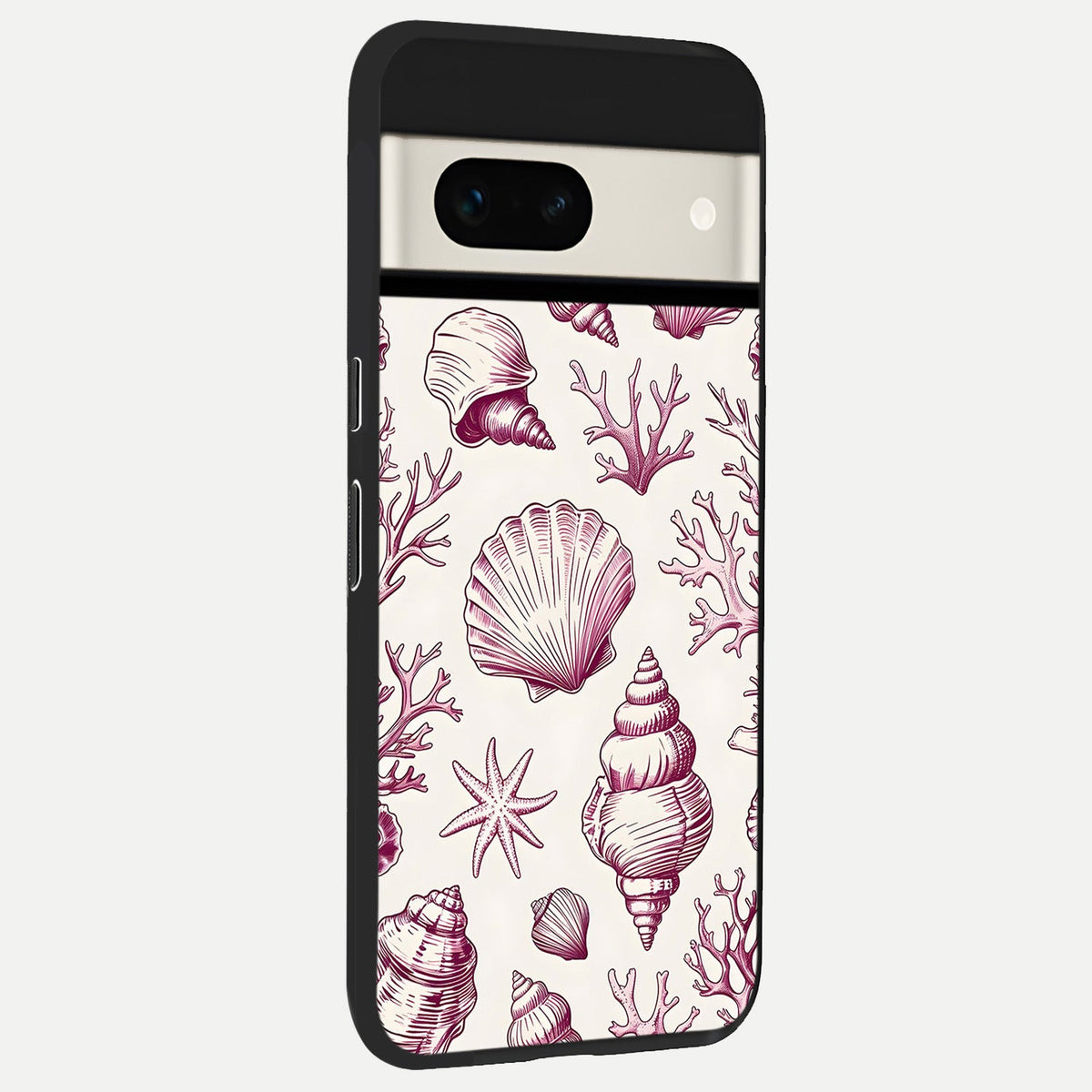  Pink Power Sparks back cover For Google Pixel 7A slim fit glass case with vibrant aesthetic design