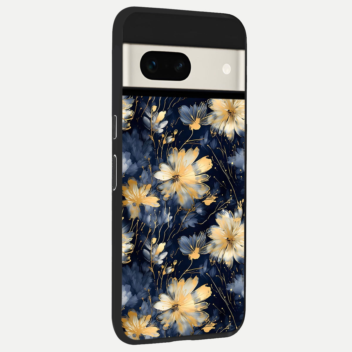  Royal Petal Dream back cover For Google Pixel 7A slim fit glass case with vibrant aesthetic design