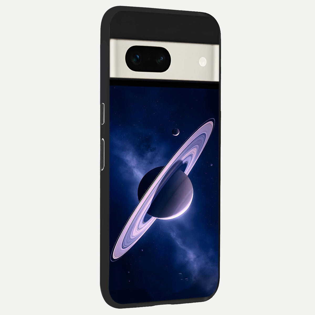  Saturn Ring Mystique back cover For Google Pixel 7A slim fit glass case with vibrant aesthetic design