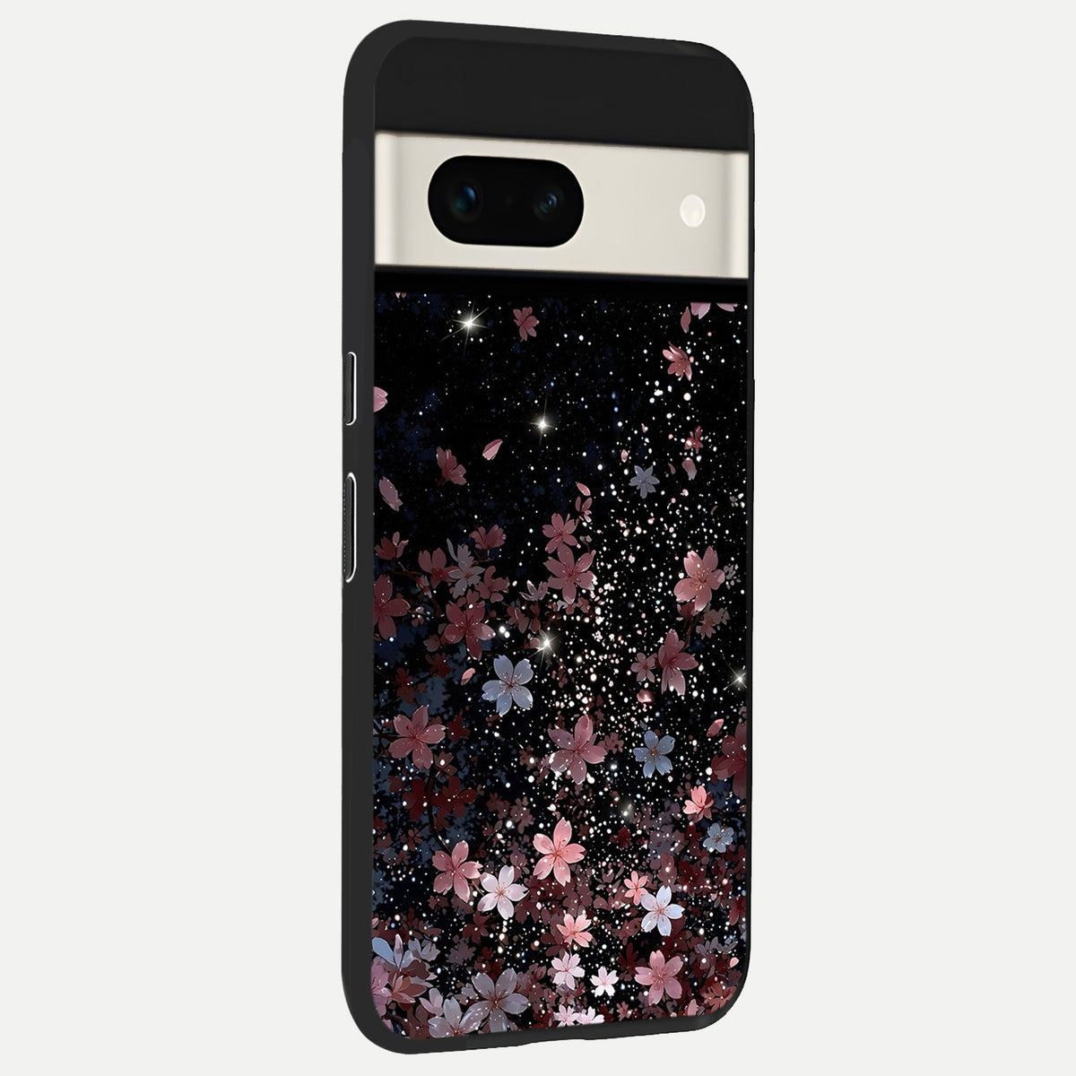  Starlit Flower Dreams back cover For Google Pixel 7A slim fit glass case with vibrant aesthetic design