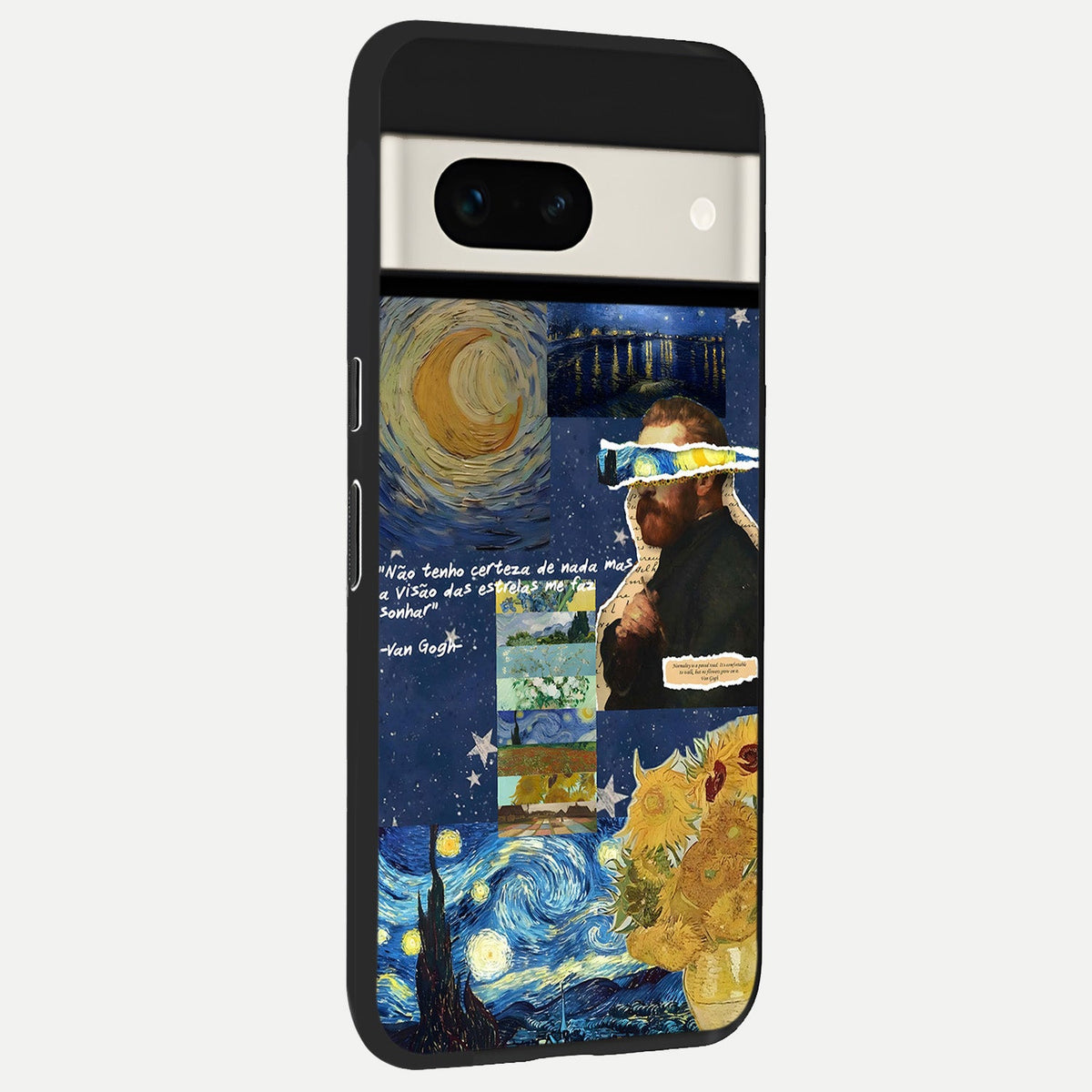  Starry Dream Vision back cover For Google Pixel 7A slim fit glass case with vibrant aesthetic design