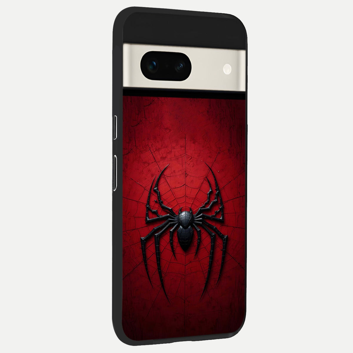  Superhero Web Emblem back cover For Google Pixel 7A slim fit glass case with vibrant aesthetic design