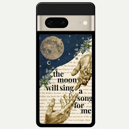  Aesthetic Divine Glass Case For Google Pixel 7 back cover – full design glossy printed glass finish
