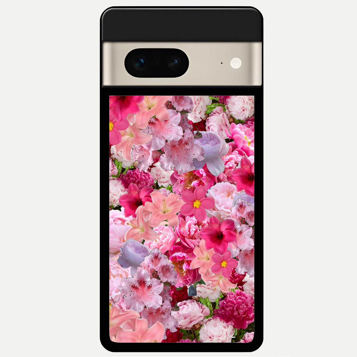  Bloom Crush Fantasy Glass Case For Google Pixel 7 back cover – full design glossy printed glass finish