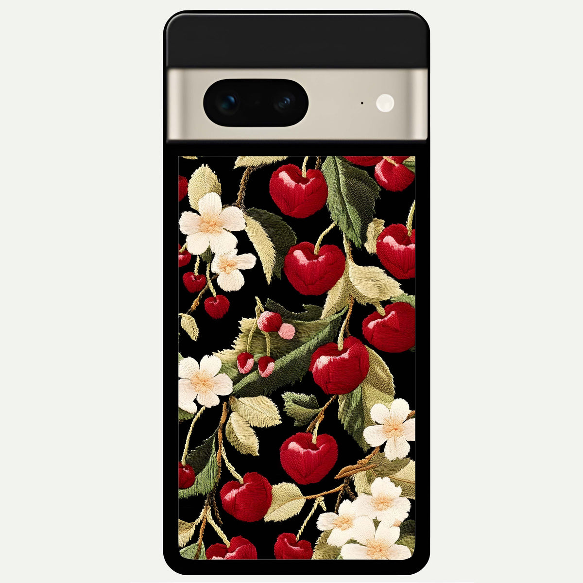  Blooming Spendor Bird Glass Case For Google Pixel 7 back cover – full design glossy printed glass finish