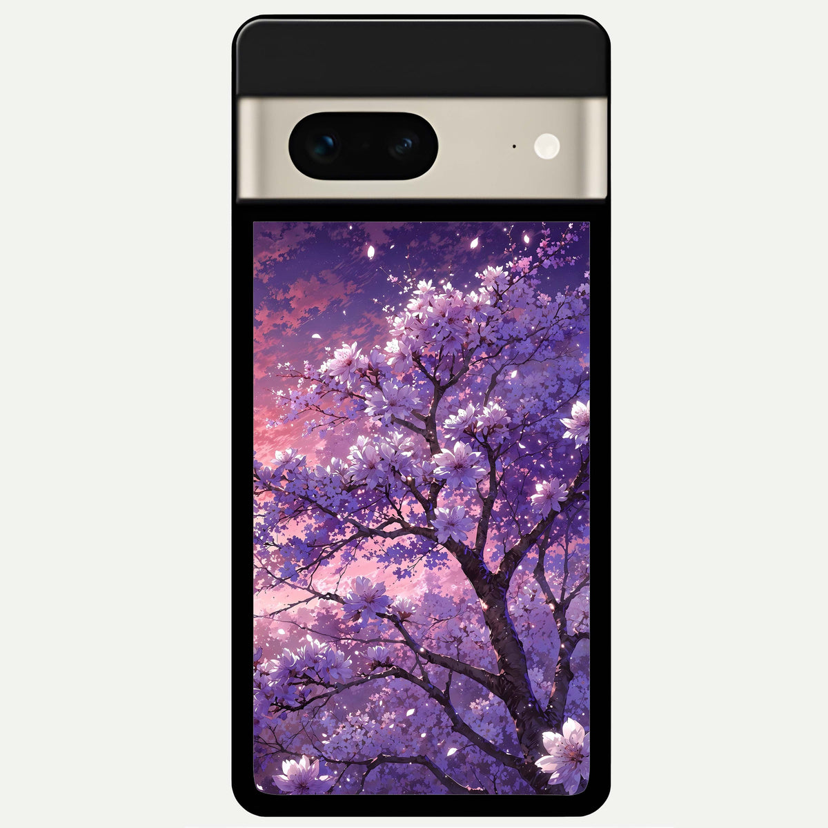  Blossom Tree Glass Case For Google Pixel 7 back cover – full design glossy printed glass finish