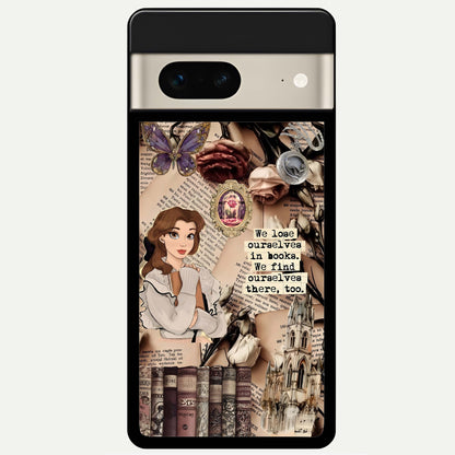  Bookish Dream World Glass Case For Google Pixel 7 back cover – full design glossy printed glass finish