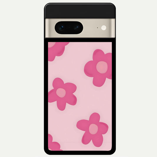  Candy Bloom Dreams Glass Case For Google Pixel 7 back cover – full design glossy printed glass finish