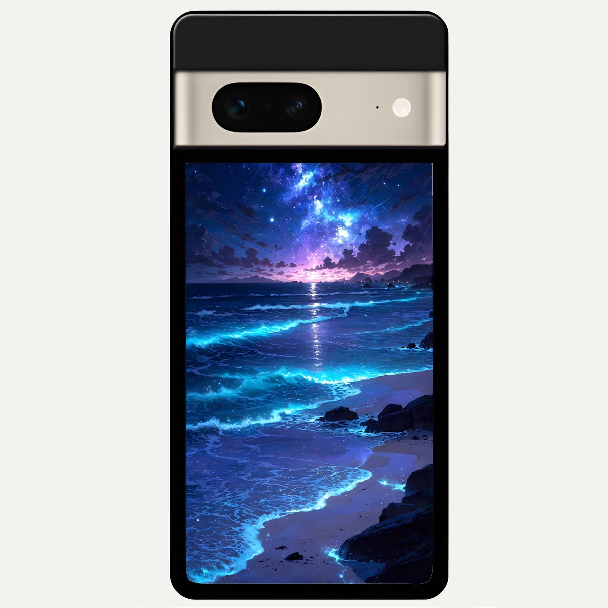  Classic Damn Look Glass Case For Google Pixel 7 back cover – full design glossy printed glass finish