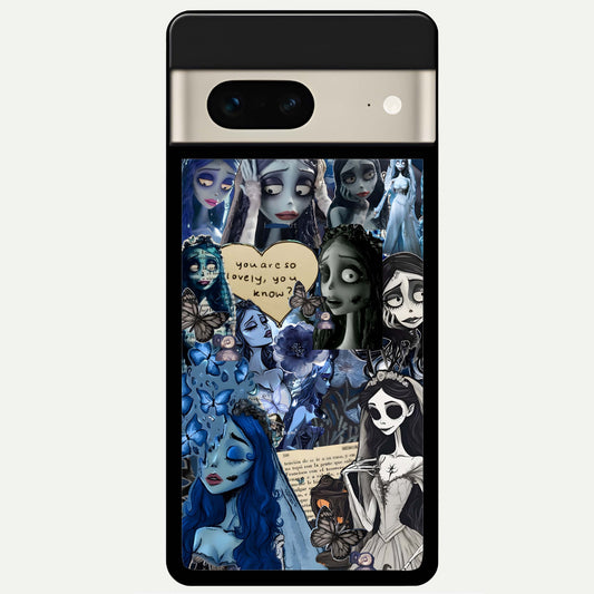  Corpse Bride Posters Glass Case For Google Pixel 7 back cover – full design glossy printed glass finish