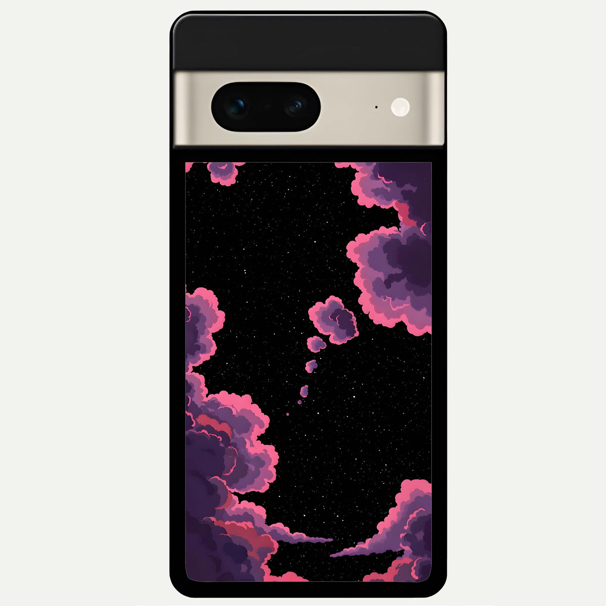  Cosmic Cloud Journey Glass Case For Google Pixel 7 back cover – full design glossy printed glass finish