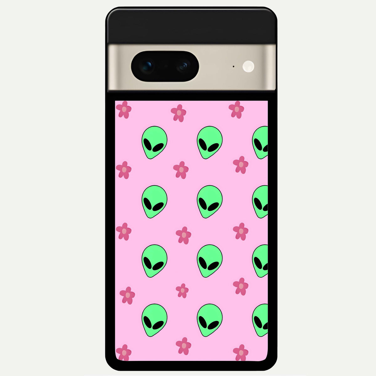  Cosmic Cute Crush Glass Case For Google Pixel 7 back cover – full design glossy printed glass finish