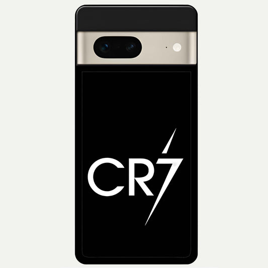  CR7 Elite Strike Glass Case For Google Pixel 7 back cover – full design glossy printed glass finish