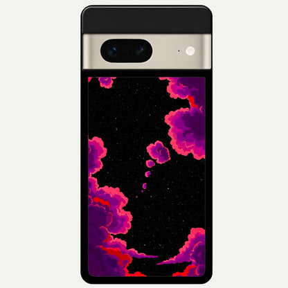  Galaxy Dream Frame Glass Case For Google Pixel 7 back cover – full design glossy printed glass finish