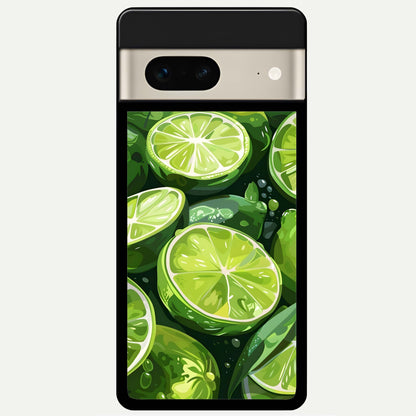  Green Kawasaki Glass Case For Google Pixel 7 back cover – full design glossy printed glass finish