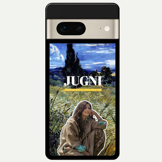  Jugni Soul Vibes Glass Case For Google Pixel 7 back cover – full design glossy printed glass finish
