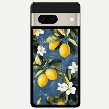  Lemon Dream Garden Glass Case For Google Pixel 7 back cover – full design glossy printed glass finish