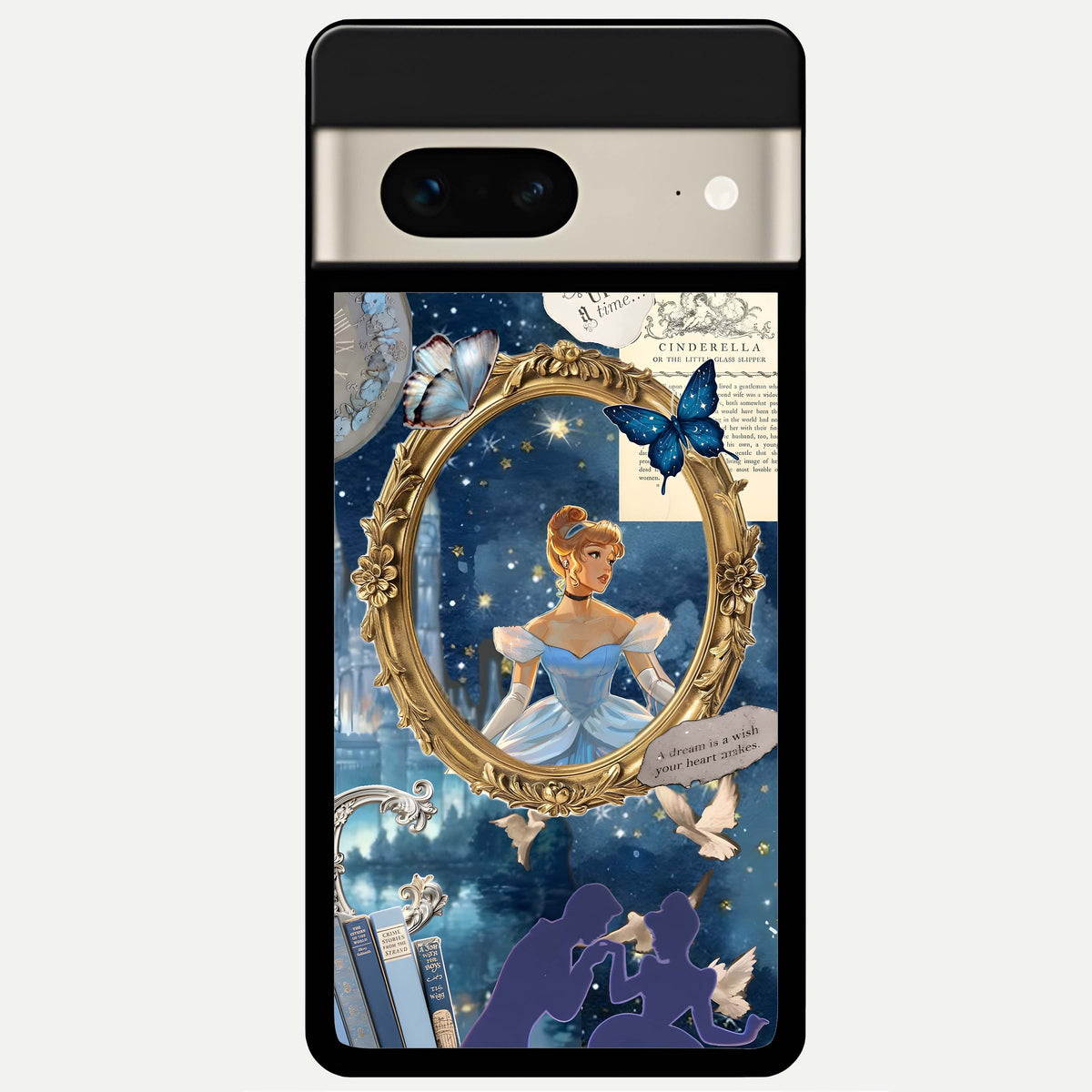  Midnight Queen Glass Case For Google Pixel 7 back cover – full design glossy printed glass finish