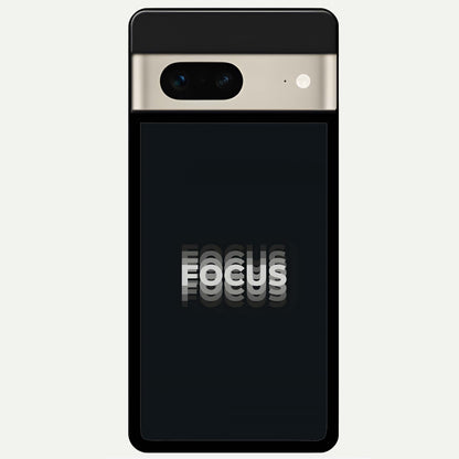  Mono Focus Vision Glass Case For Google Pixel 7 back cover – full design glossy printed glass finish