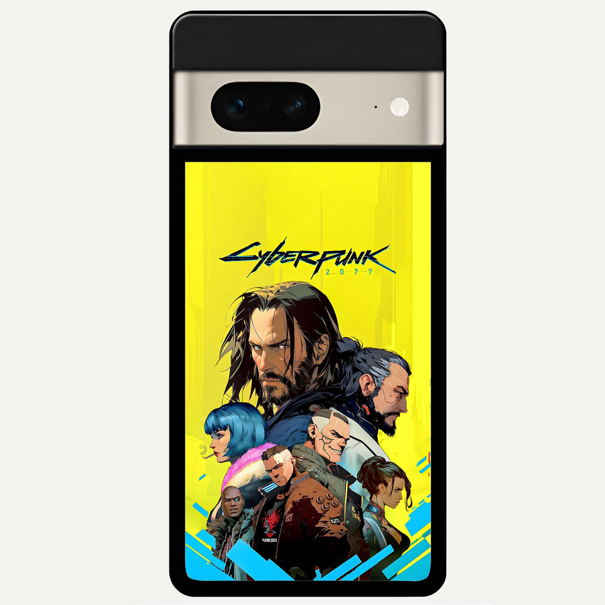  Neon Rebel Genesis Glass Case For Google Pixel 7 back cover – full design glossy printed glass finish