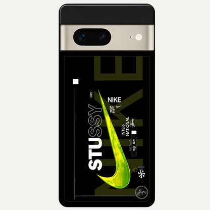  Neon Street Edition Glass Case For Google Pixel 7 back cover – full design glossy printed glass finish
