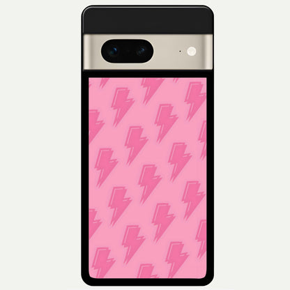  Pink Moo Magic Glass Case For Google Pixel 7 back cover – full design glossy printed glass finish