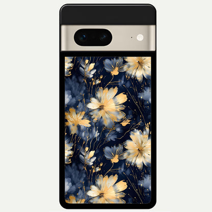  Royal Petal Dream Glass Case For Google Pixel 7 back cover – full design glossy printed glass finish