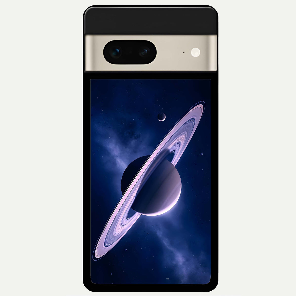  Saturn Ring Mystique Glass Case For Google Pixel 7 back cover – full design glossy printed glass finish