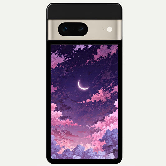  Sky Drift Clouds Glass Case For Google Pixel 7 back cover – full design glossy printed glass finish