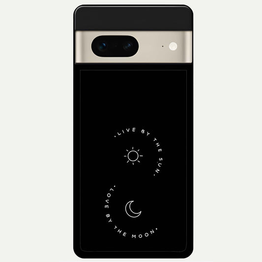  Sunflower Cat Art Glass Case For Google Pixel 7 back cover – full design glossy printed glass finish