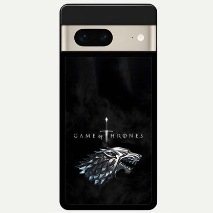  Throne Wolf Legacy Glass Case For Google Pixel 7 back cover – full design glossy printed glass finish