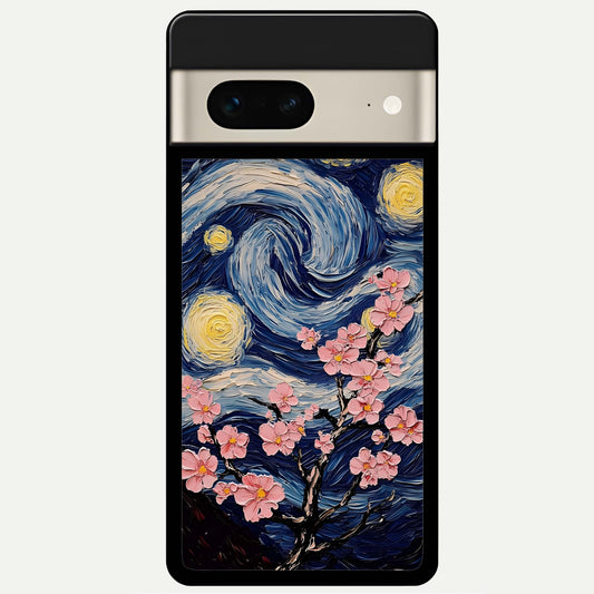  Van Gogh Scenery Glass Case For Google Pixel 7 back cover – full design glossy printed glass finish