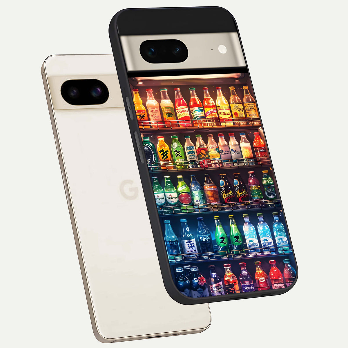  Colorfull Tree phone case For Google Pixel 7 showing premium glass back cover with detailed artwork